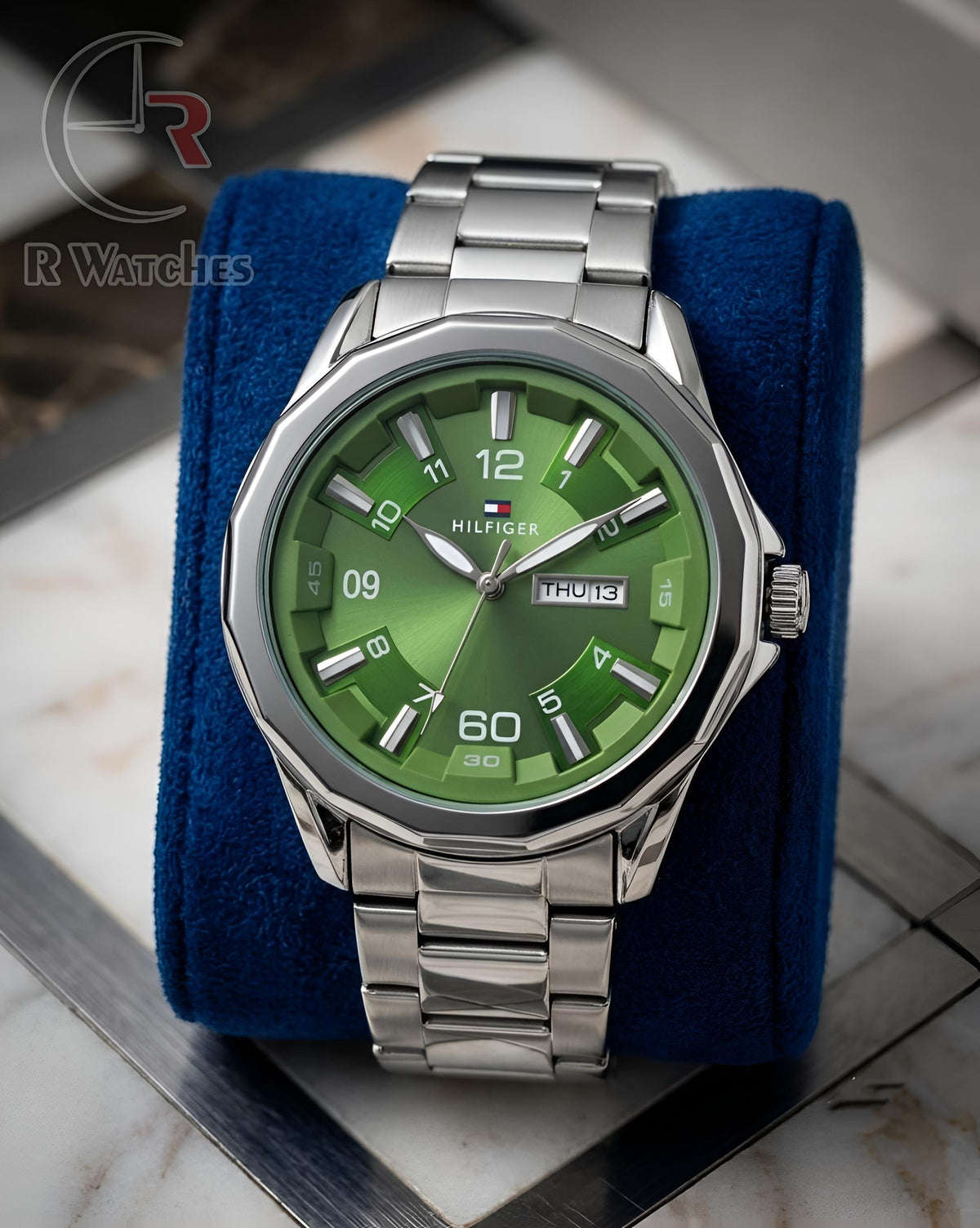 (OS)📷⭐ Tommy Hilfiger Silver Green (THP21)