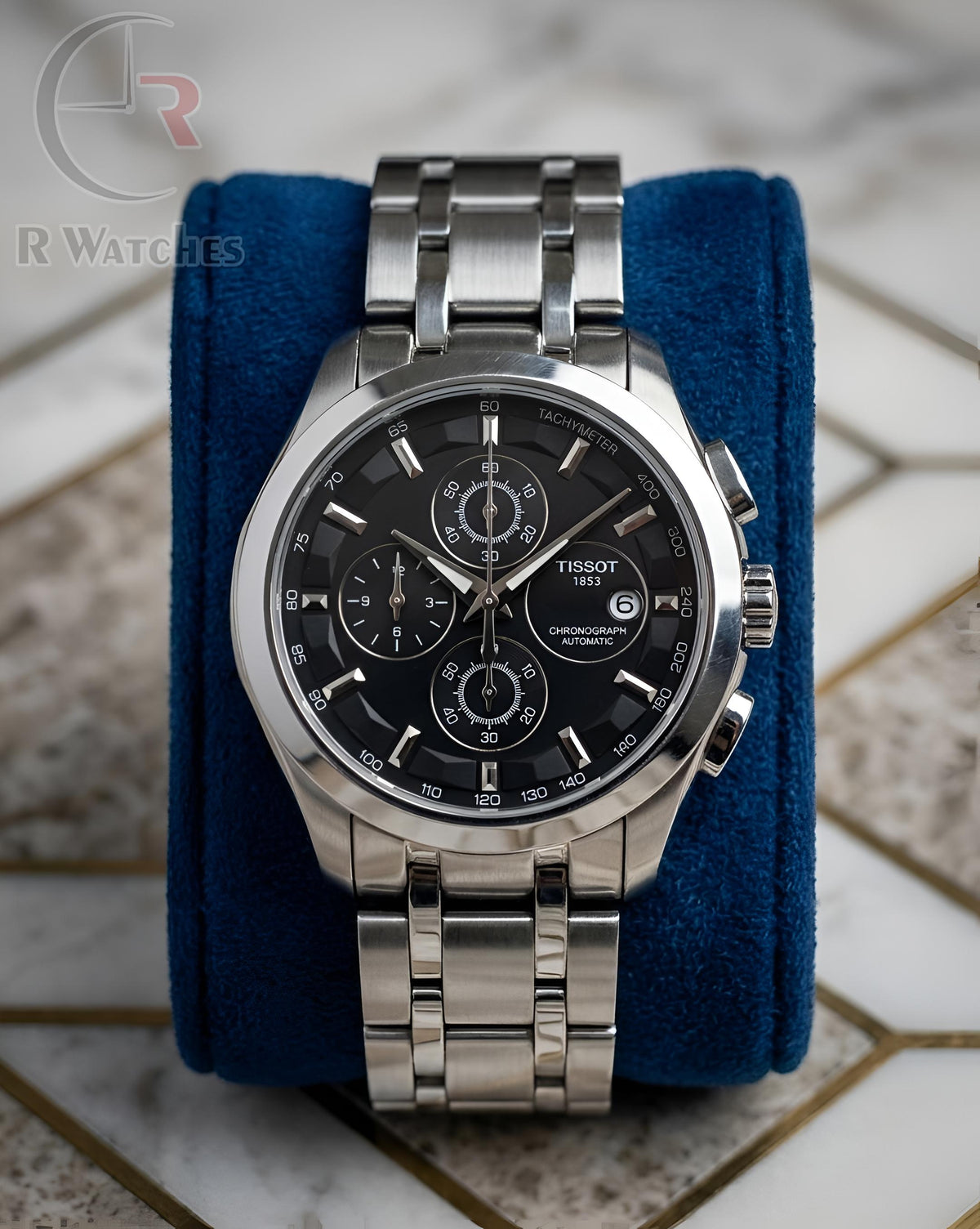 (SS)📷⬆️⭐ Tissot silver black (TSP41)