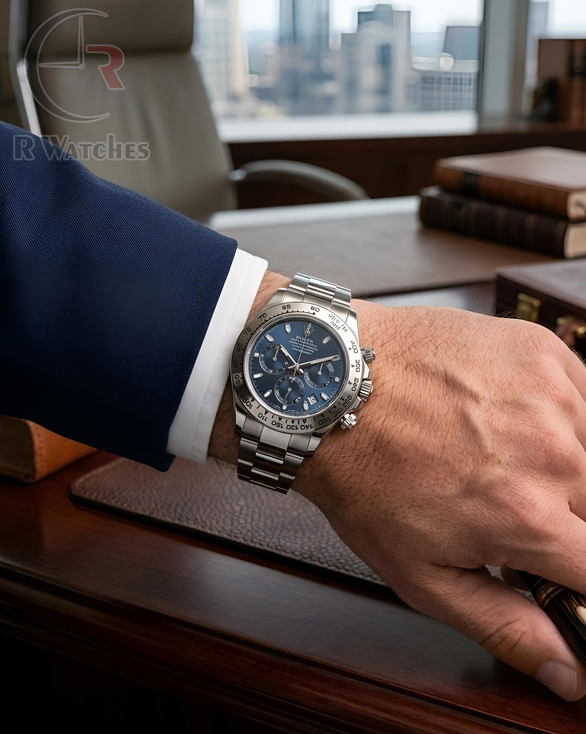 (OS)📷⬆️⭐🔁 Rolex silver blue dial (RXP1)