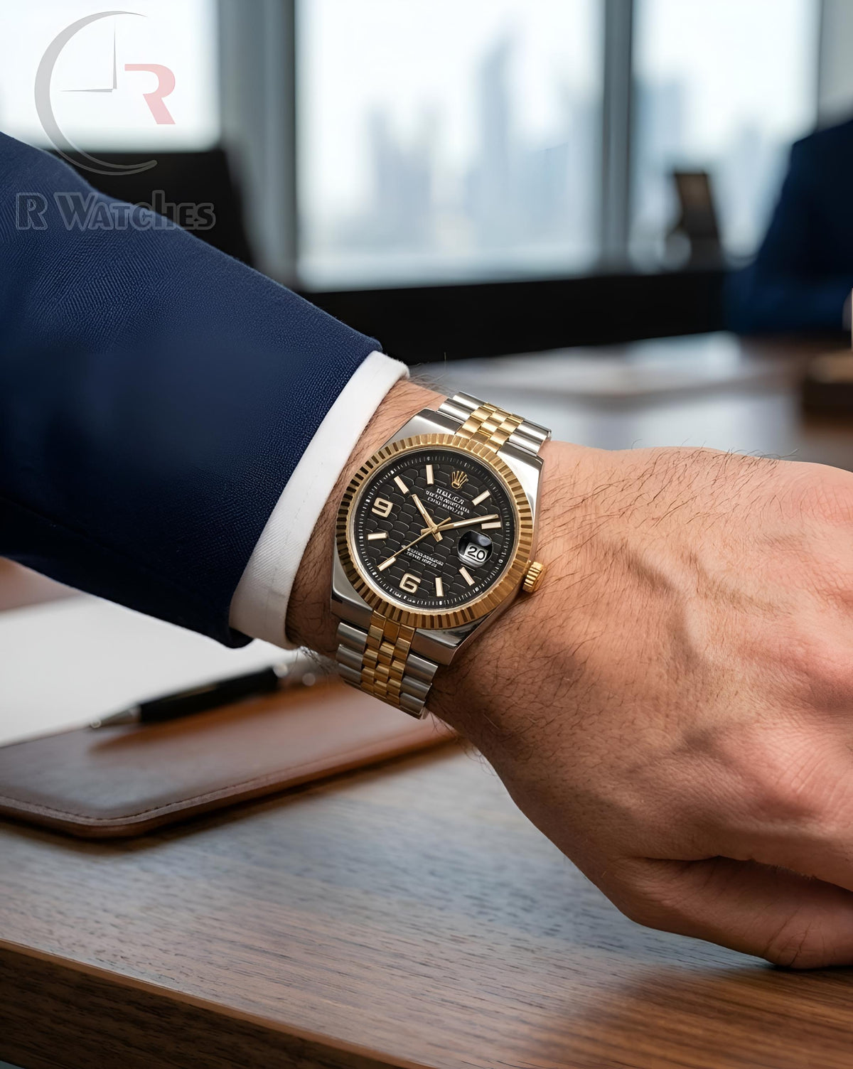 (OS)📷⭐ Rolex Dual Tone Black (RXP19)