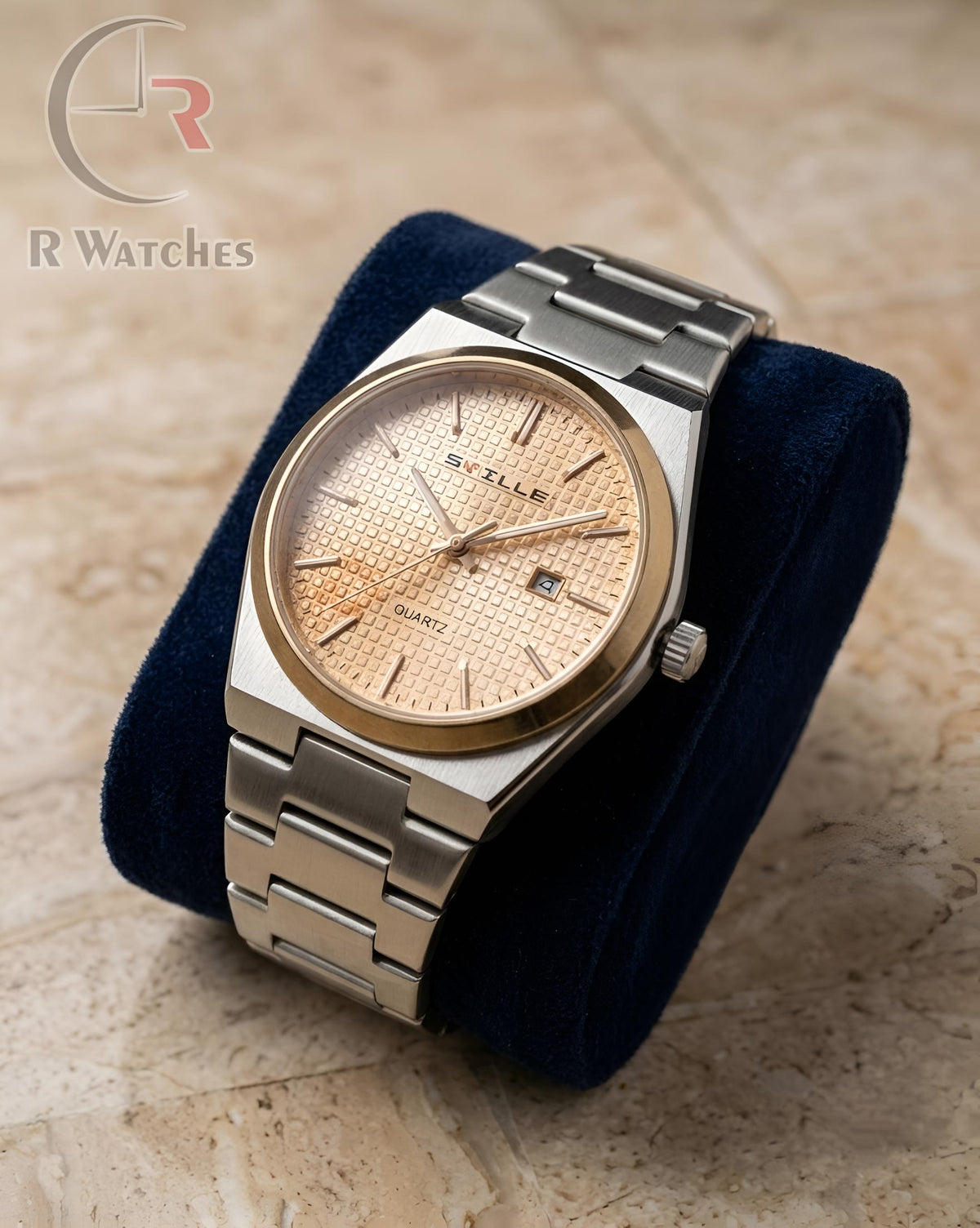 (OS)📷⭐ Snille Silver Rose Gold Dial (SNP7)