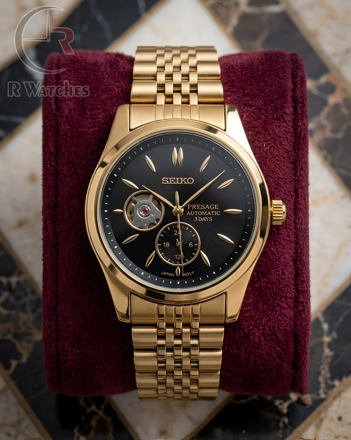 (OS)📷⭐ Seiko Automatic Black Gold (SKAM7)