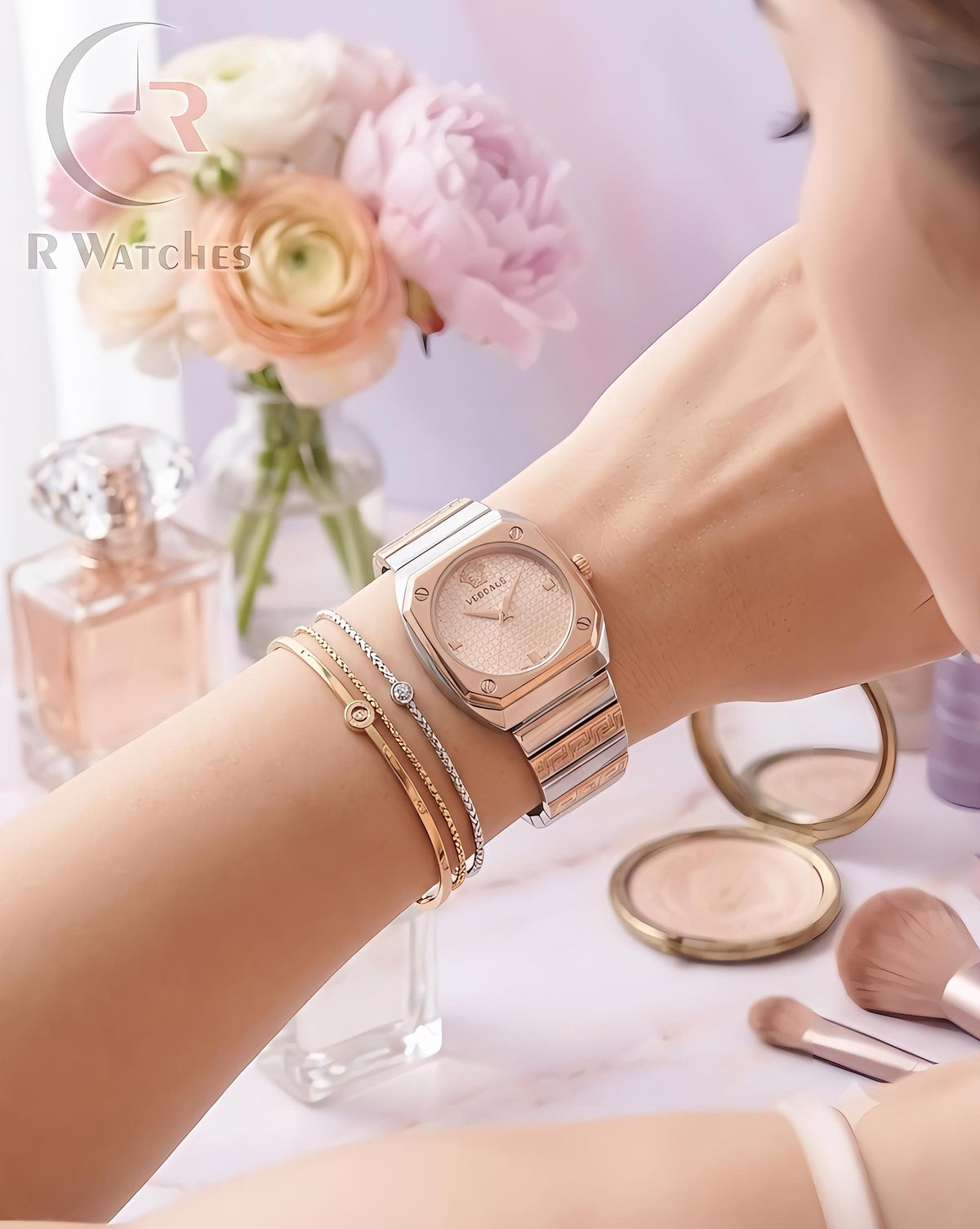(OS)📷⬆️ Versace Girls Rose Gold Pink (VSG47)