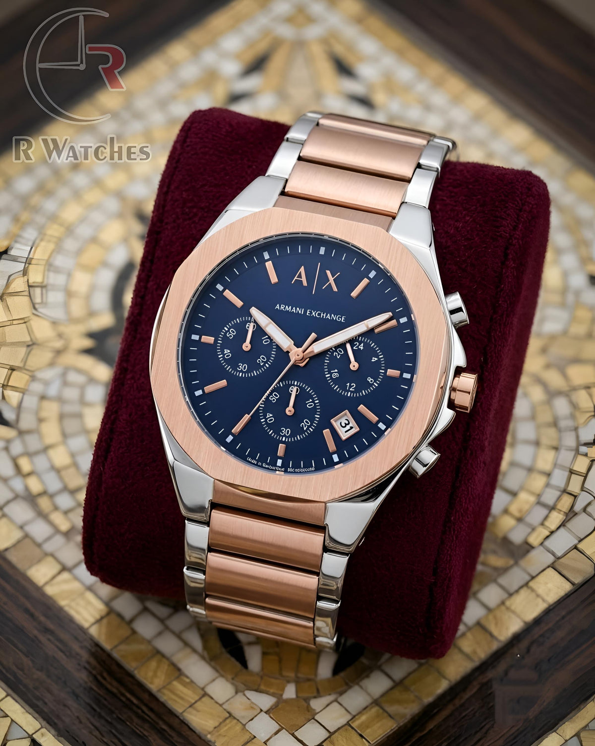 (SS)⬆️ AX Rose Gold Blue