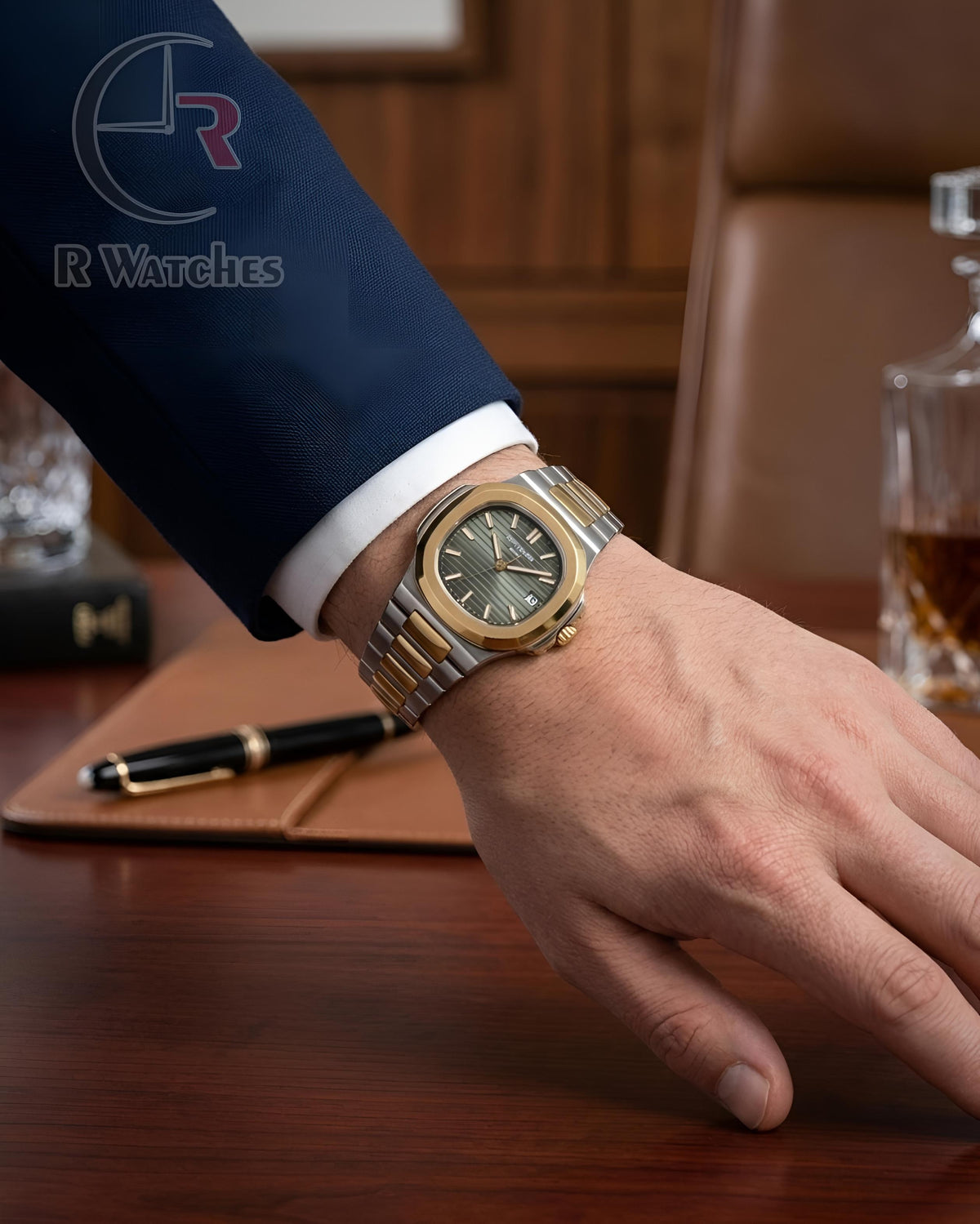 (OS) Patek Dual Tone Green