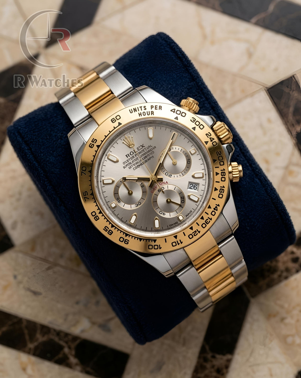 (SS) Rolex Dual Tone Grey