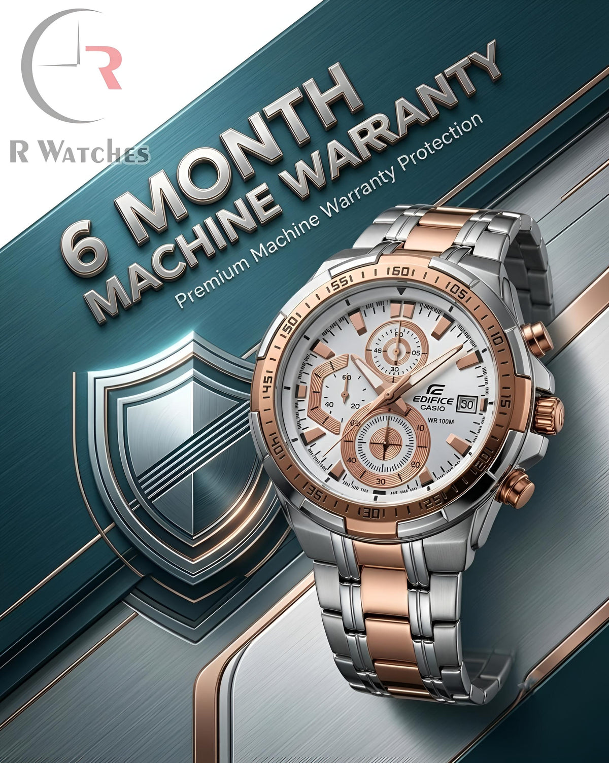 Edifice Rose Gold โ Premium Luxury Chronograph Watch