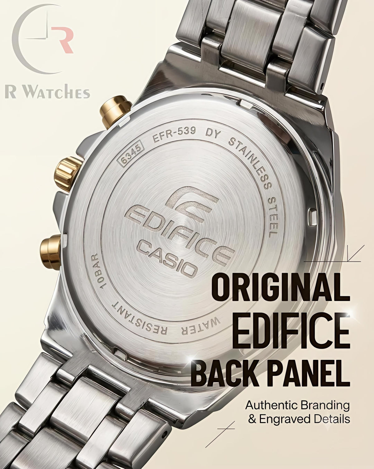Edifice Dual Black – Premium Luxury Chronograph Watch