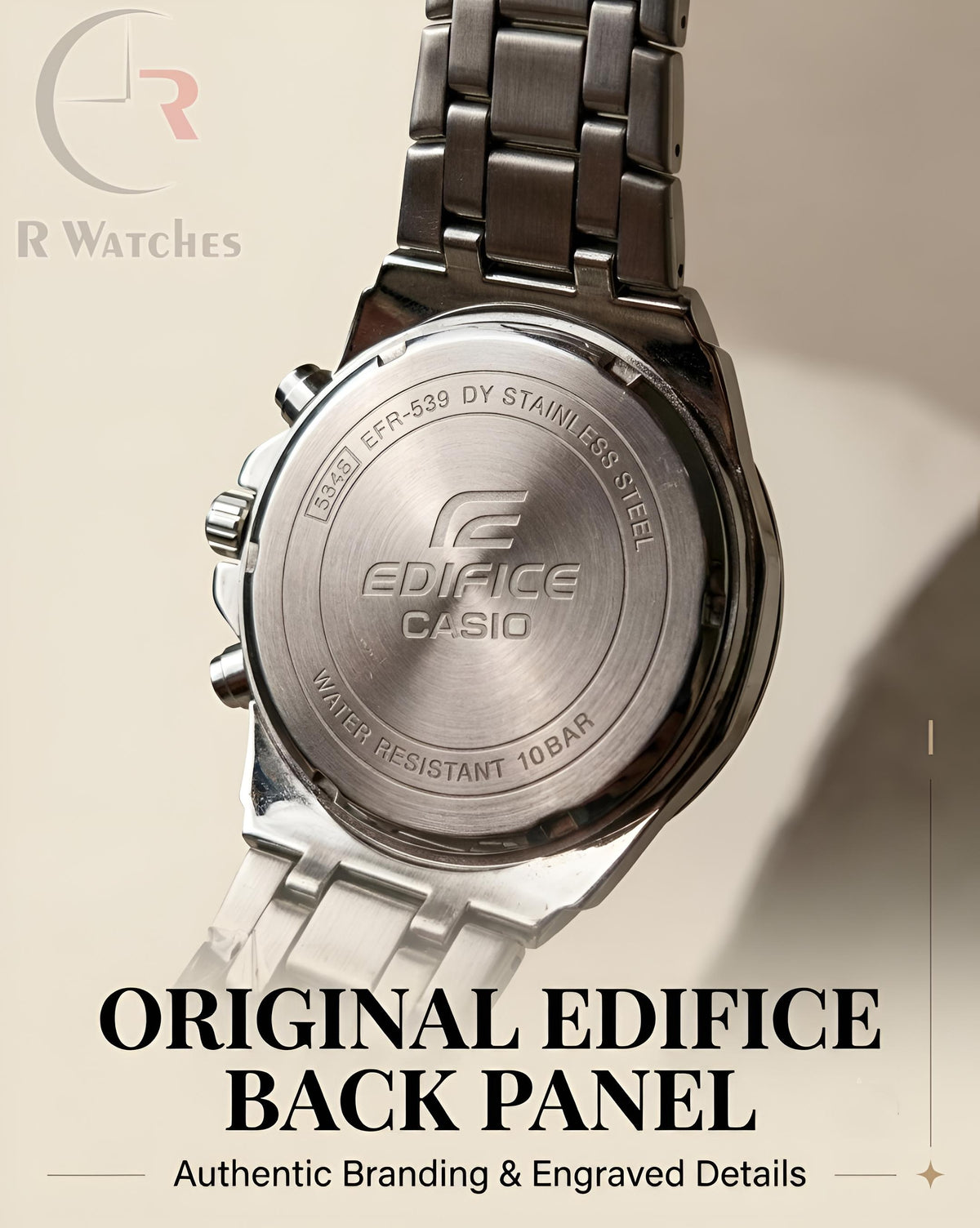 Edifice Silver Blue – Premium Luxury Chronograph Watch