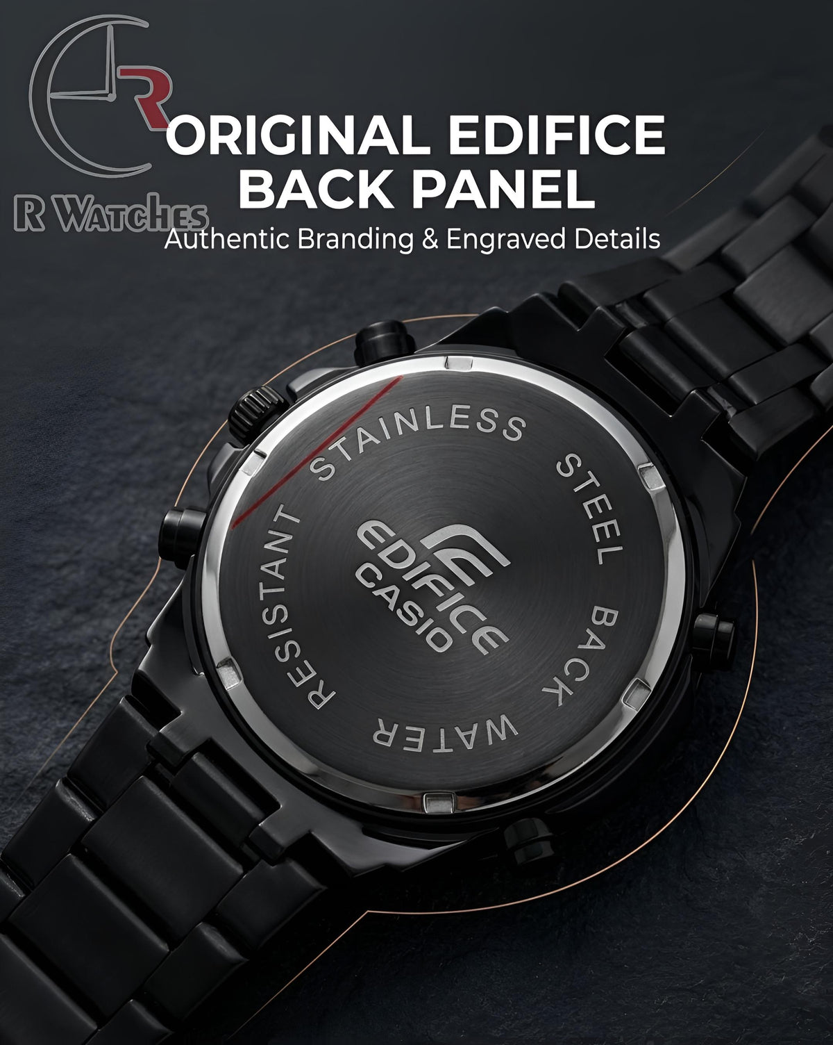 Edifice Black Gold – Premium Luxury Chronograph Watch