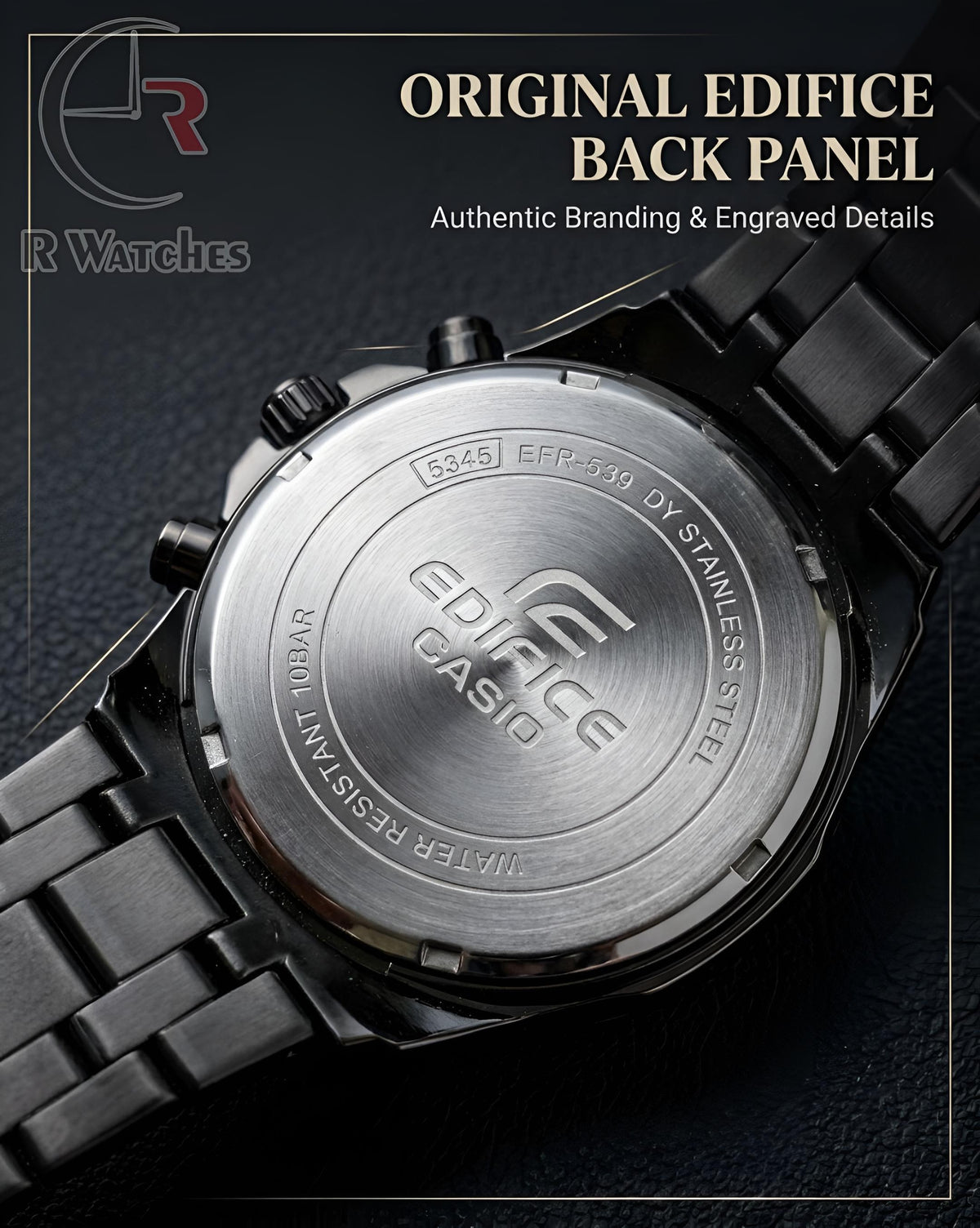 Edifice Black Blue – Premium Luxury Chronograph Watch