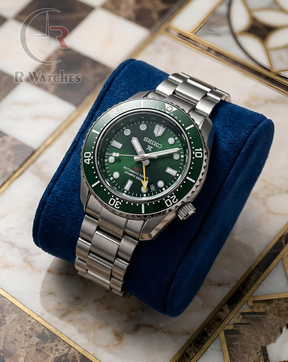 (OS) Seiko Silver Green