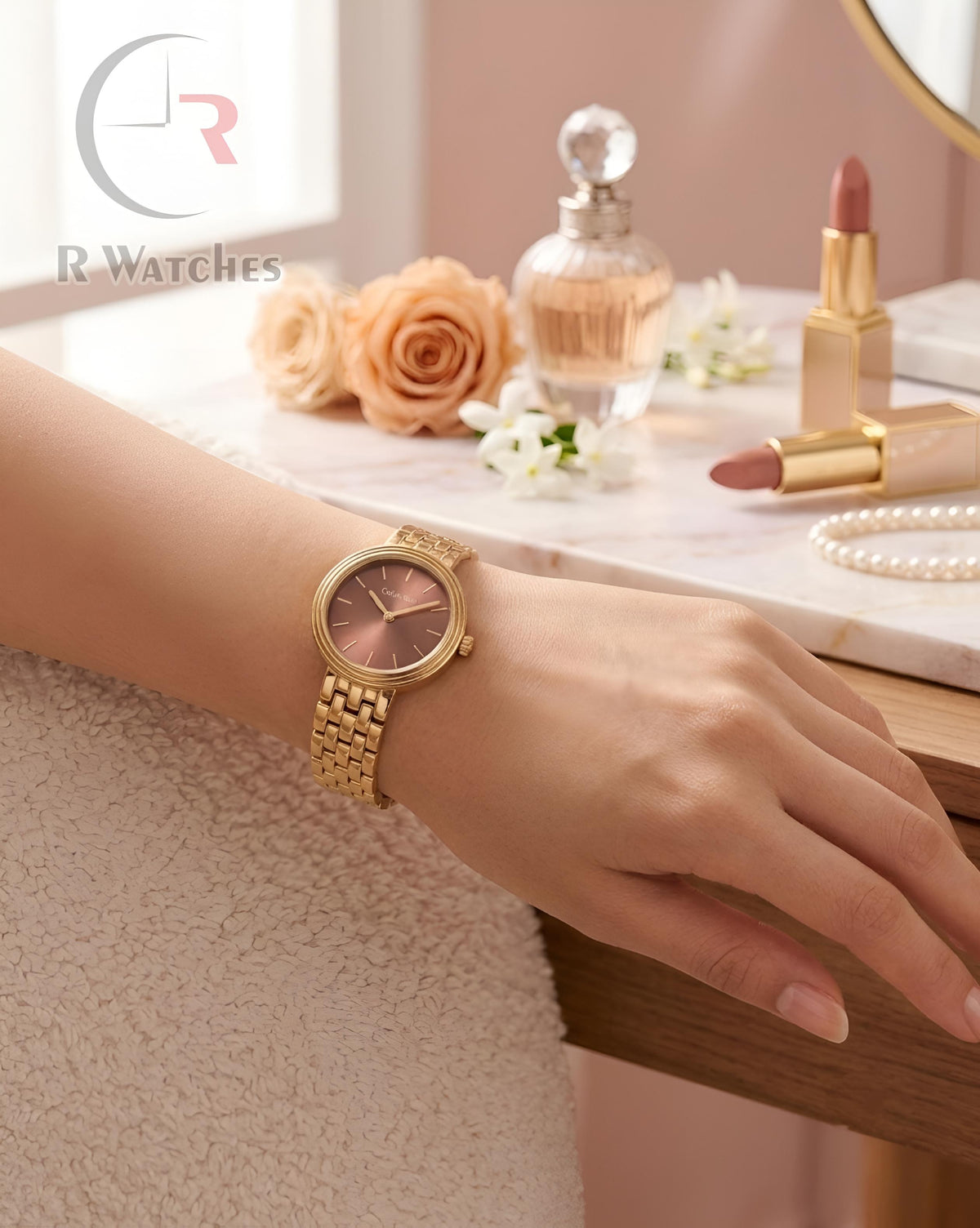 (OS) CK Girls Gold Brown