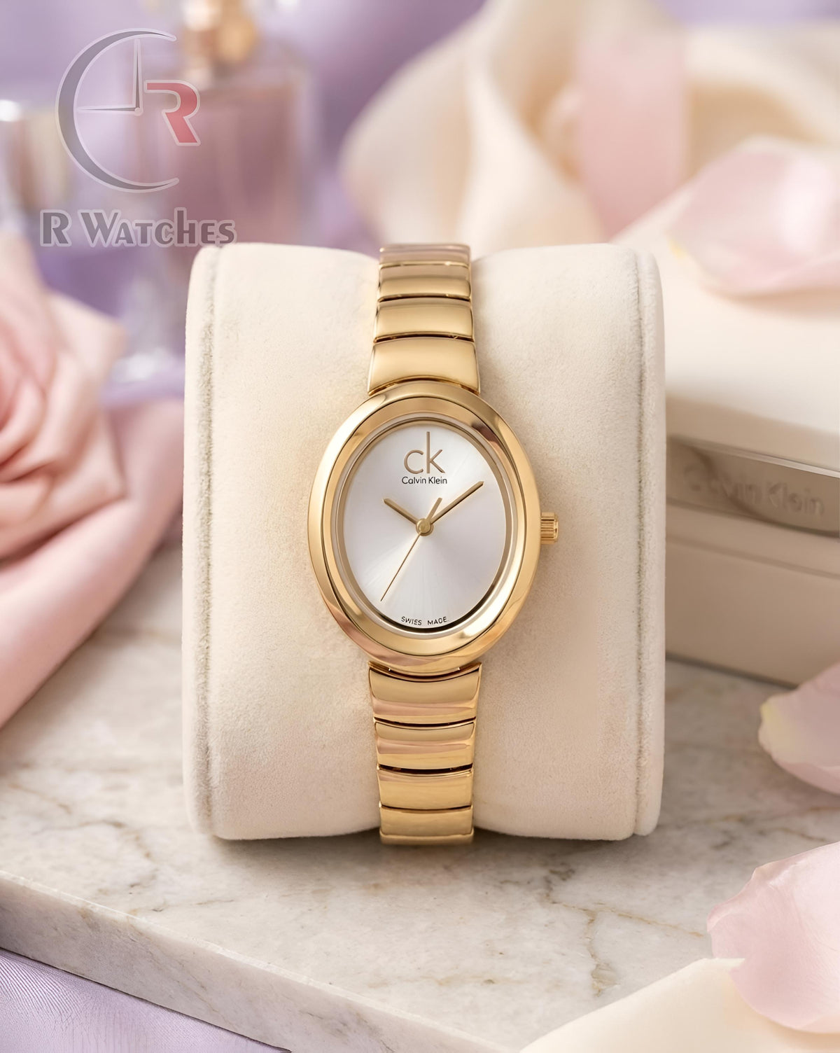 (OS) CK Girls Gold White