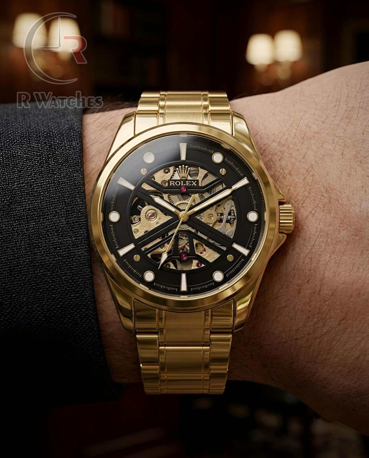 (OS) Rolex Automatic Black Gold