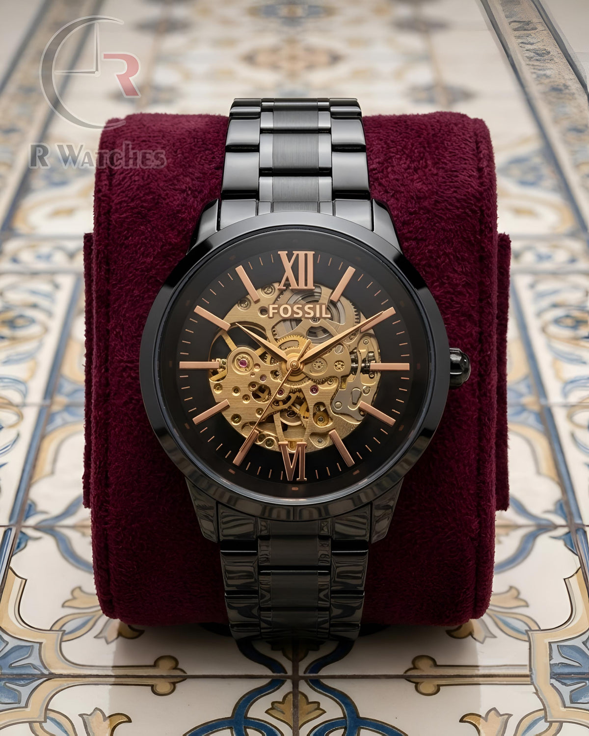 (OS2)🖤⭐ Fossil Automatic Full Black (FSAM27)