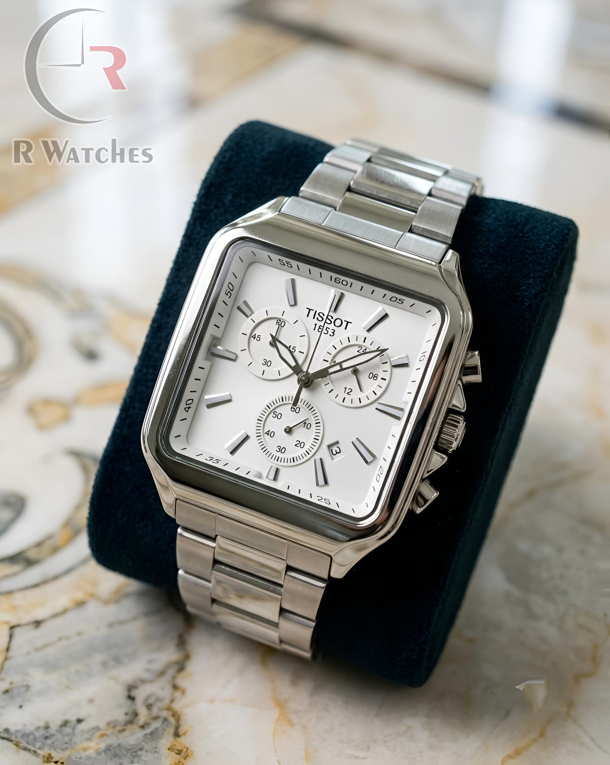 (OS2) Tissot Squre Silver White
