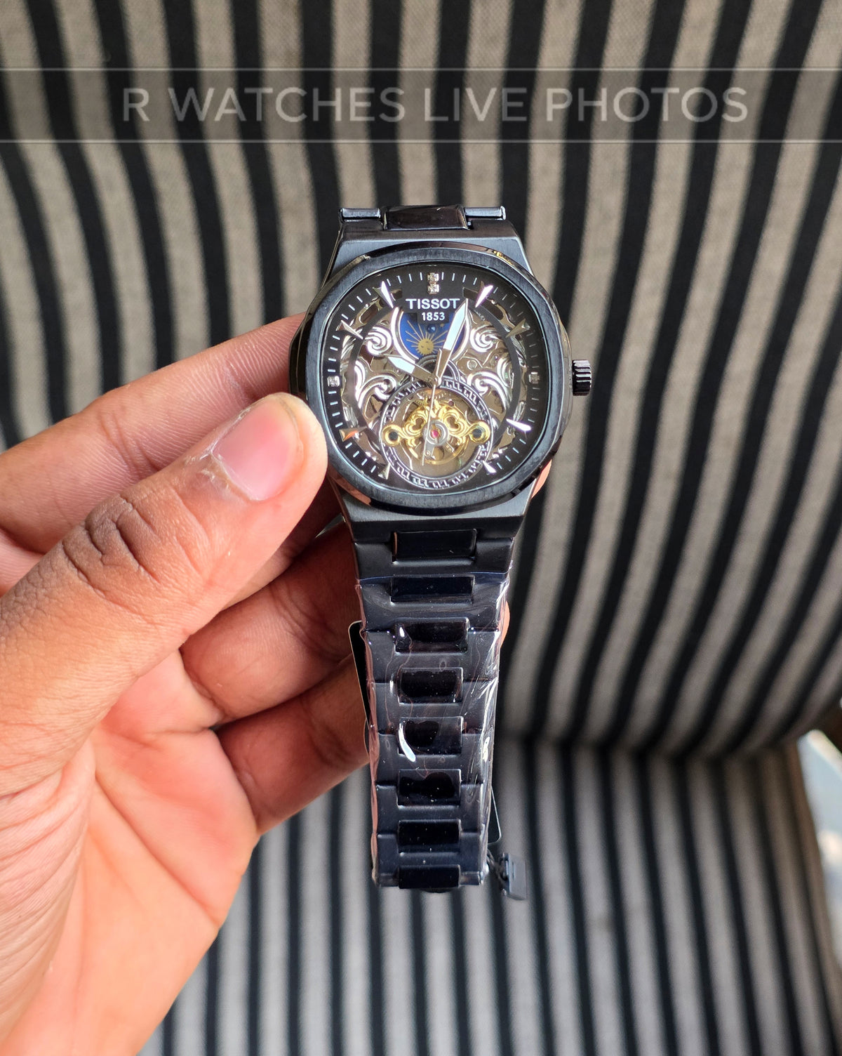 (SS)📷⬆️⭐ Tissot Automatic Full Black (TSAM2)