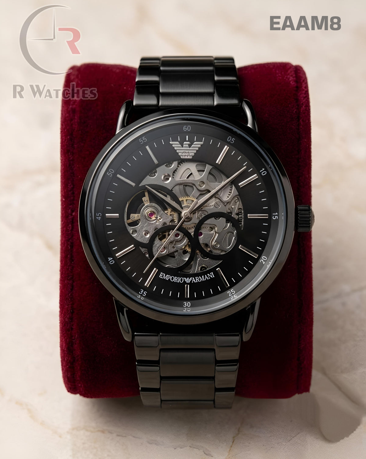 (OS)🖤⬆️ Armani Automatic Full Black (EAAM8)