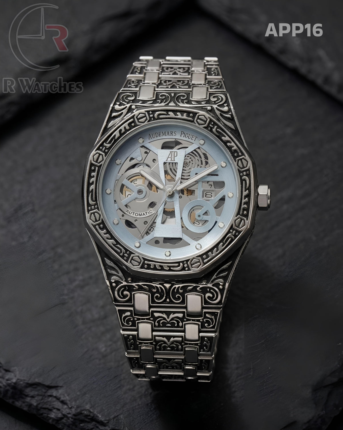 (OS)🖤⭐ AP Rajwadi Silver Blue (APP16)
