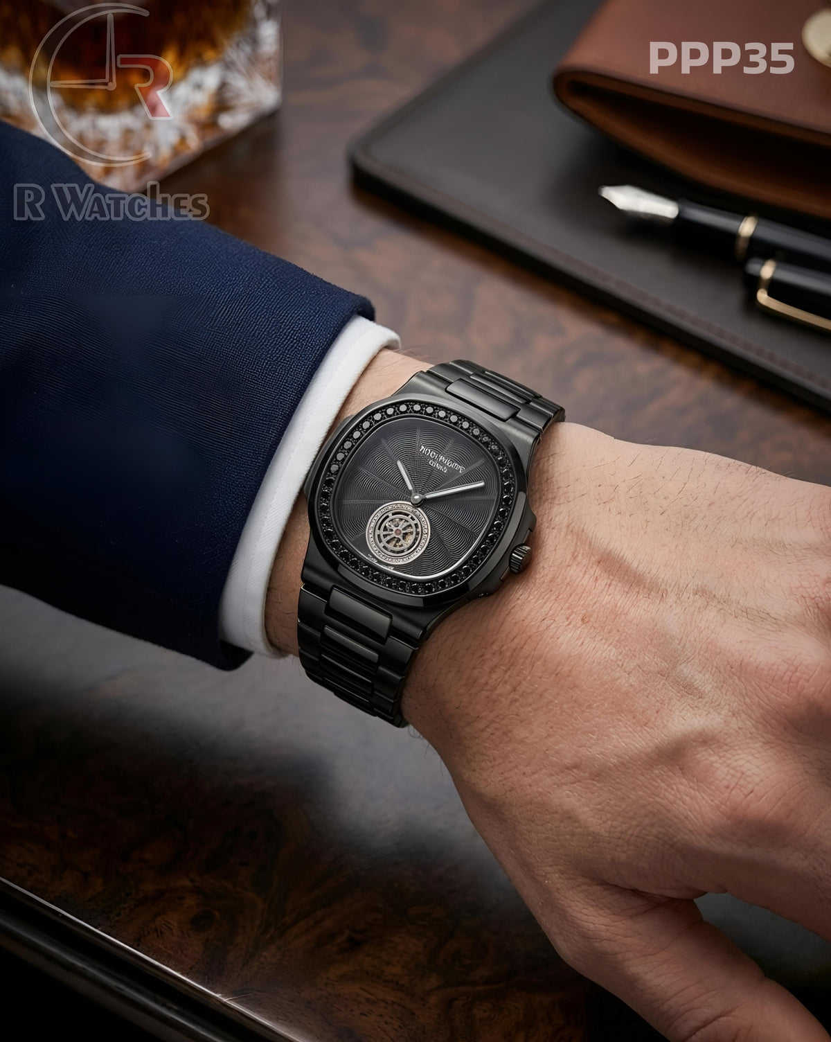 (OS2)π€β¬οΈβ Patek Philippe black diamond (PPP35)