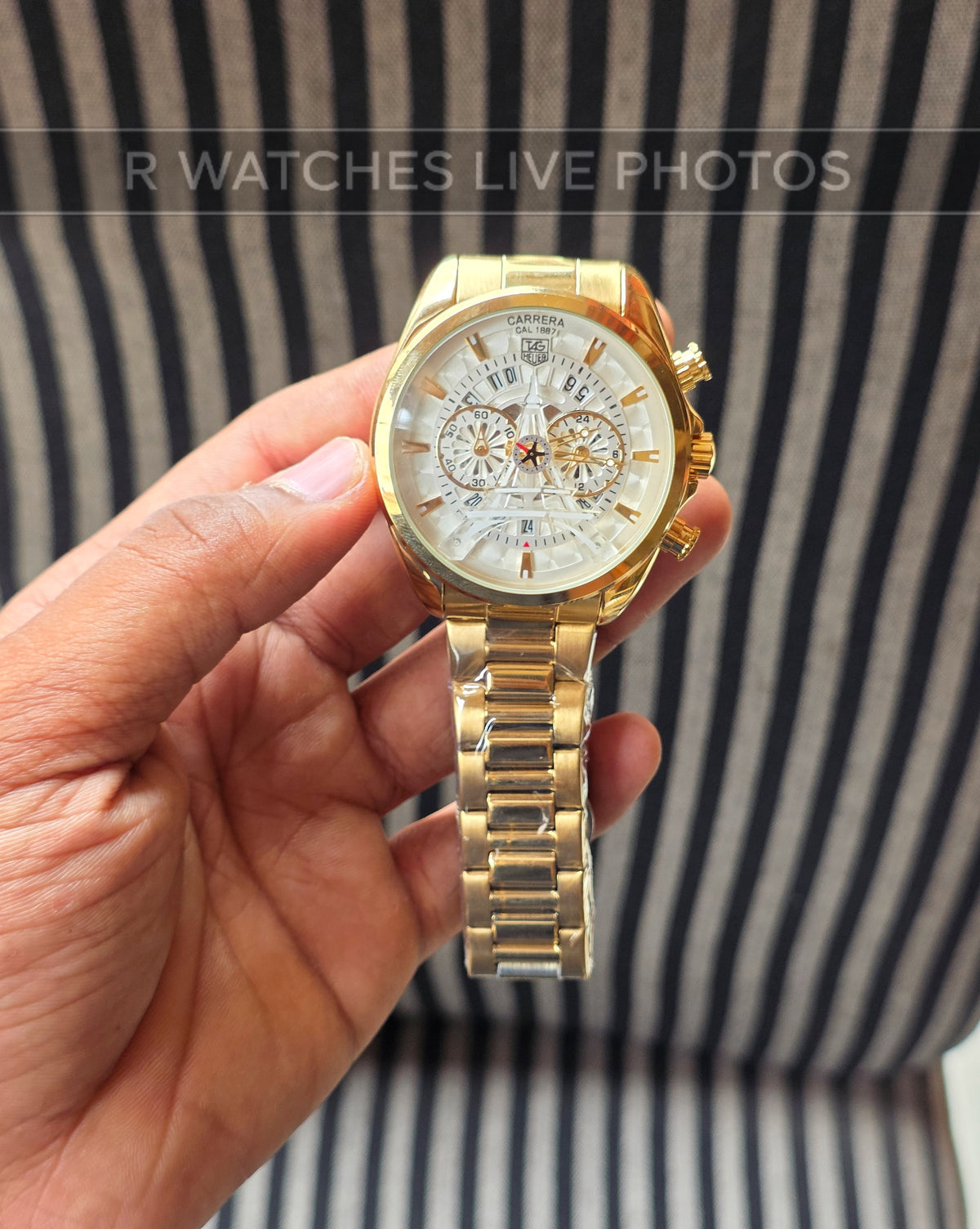 (SS)📷⭐ Tag Heuer Paris Edition White Gold (TGP17)