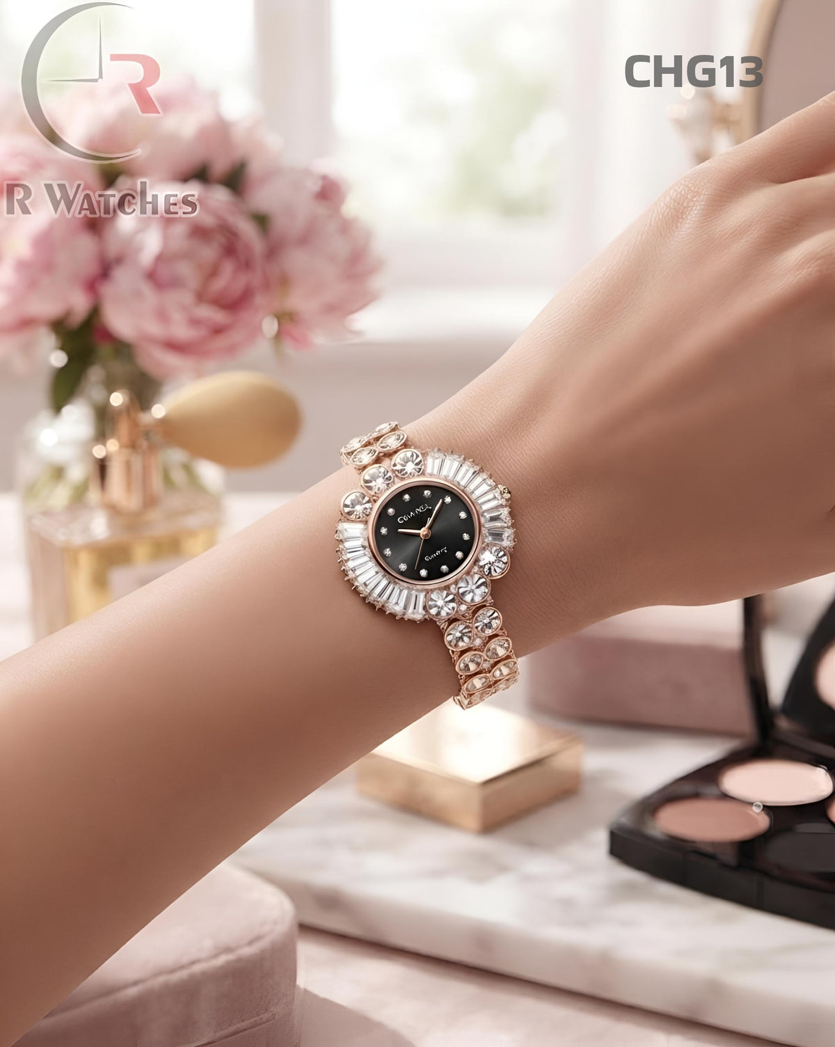 (OS)🖤⭐ Chanel Girls Diamond Rose Gold (CHG13)