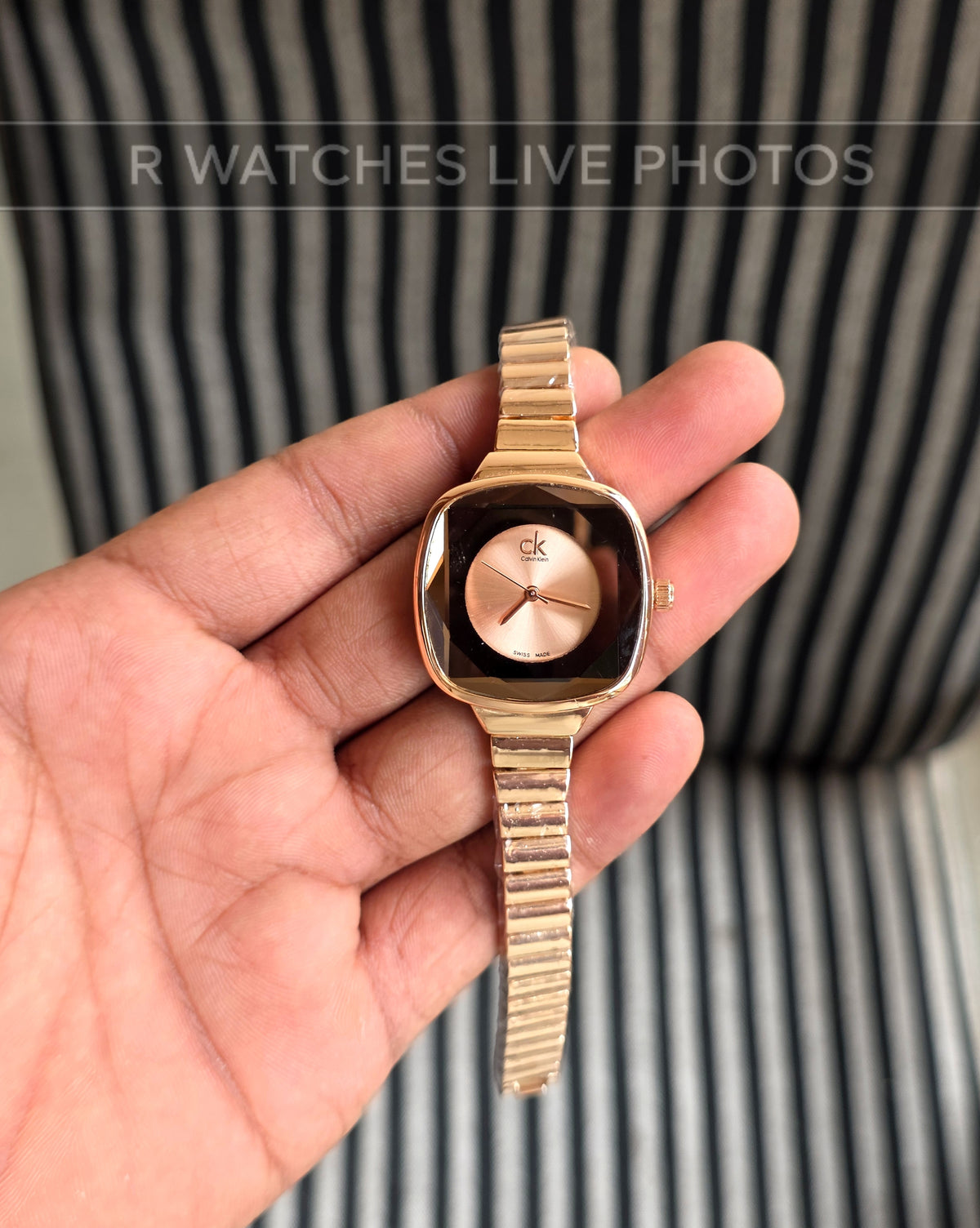 (OS)🖤⭐ CK Girls Diamond Cutt Rose Gold Pink (CKG3)