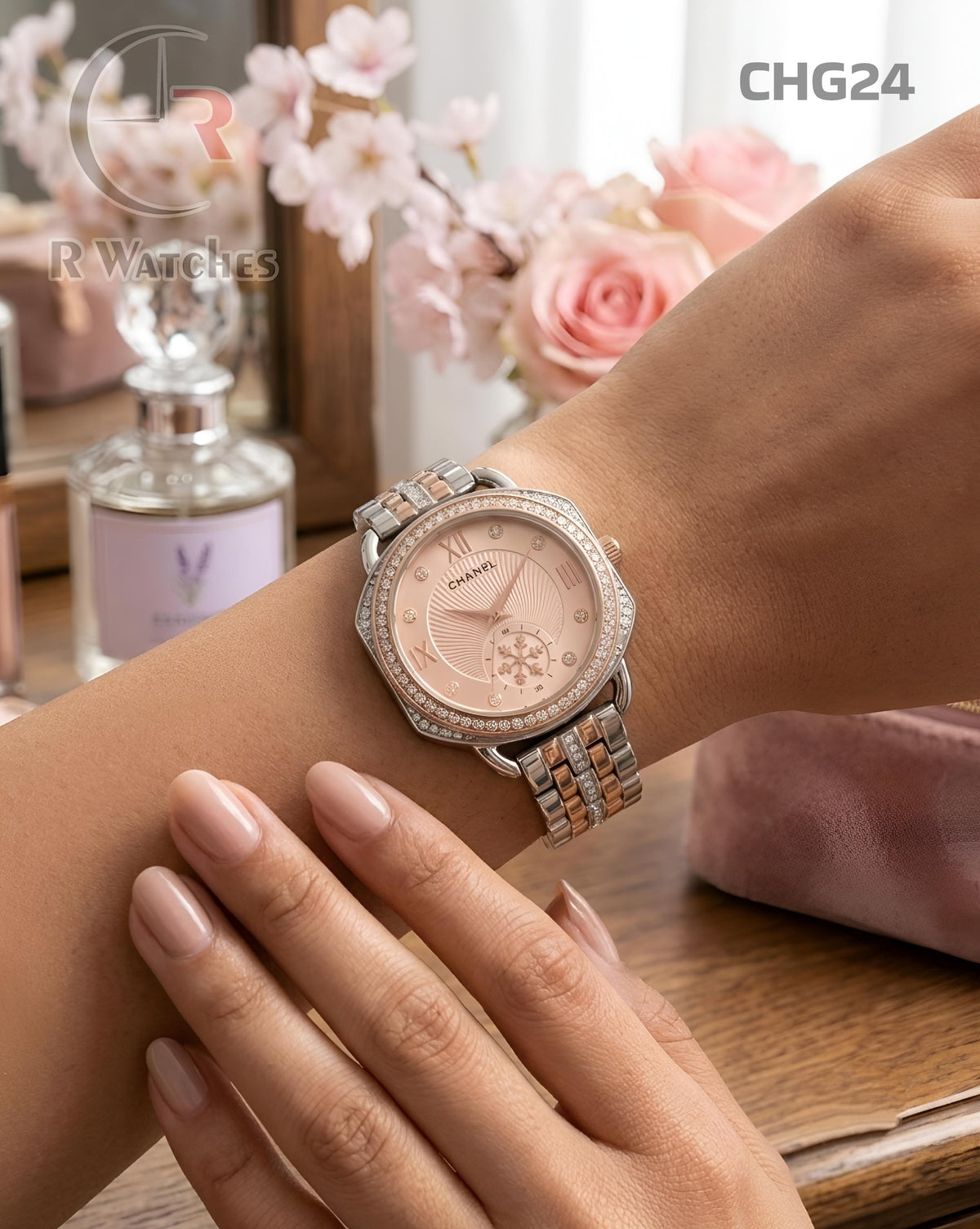 (OS)🖤⭐ Chanel girls dual tone pink (CHG24)