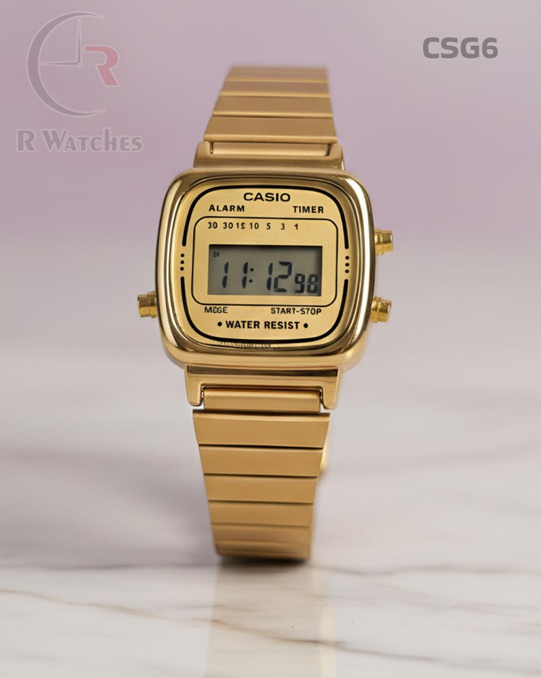 (OS3)🖤⬆️ Casio Girls illuminator Full Gold (CSG6)