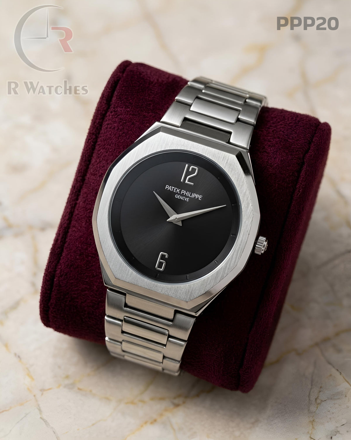 (OS)π€β Patek philip silver Black (PPP20)