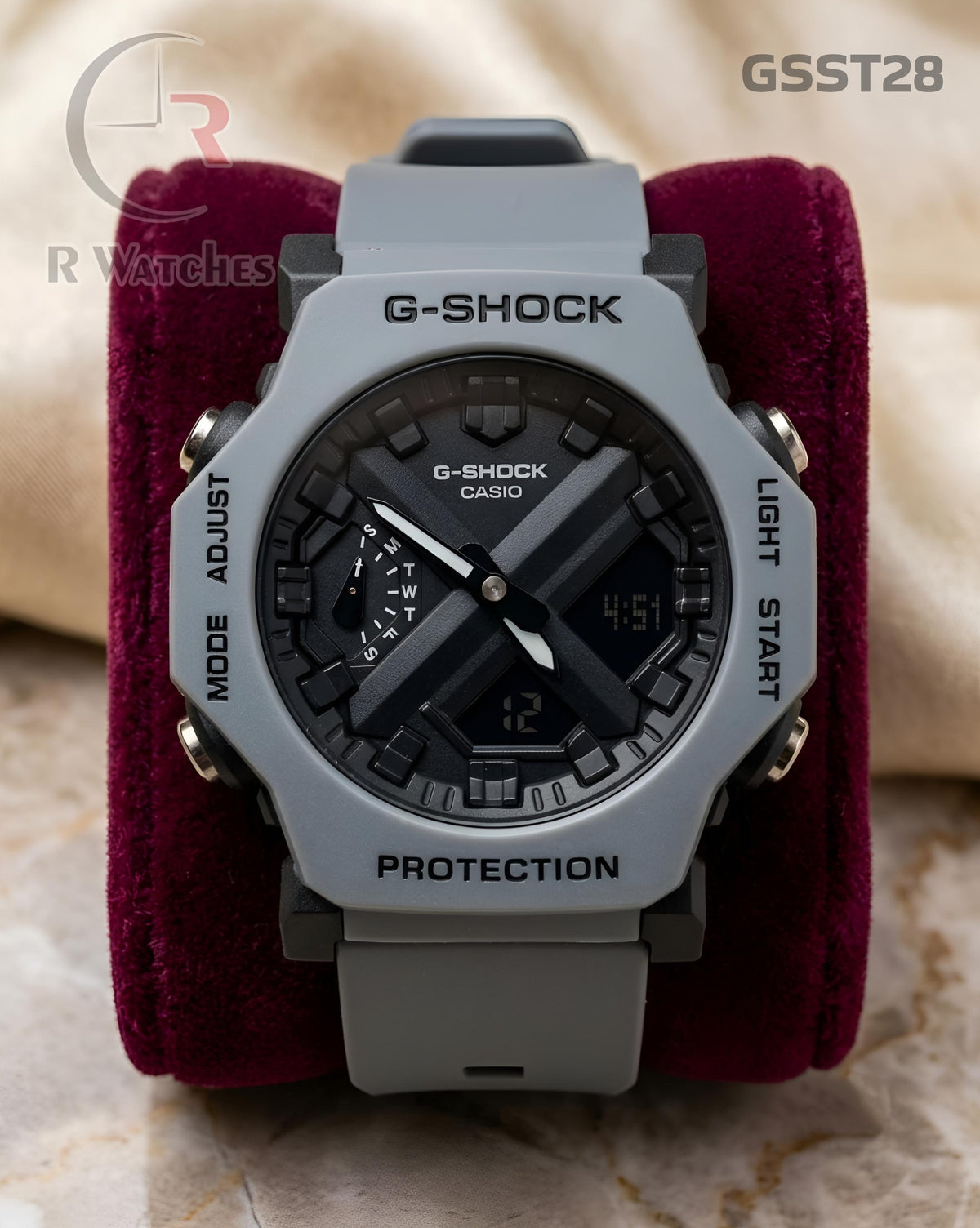 (SS)🖤⬆️🔁⭐ G-Shock Cross Black Grey (GSST28)