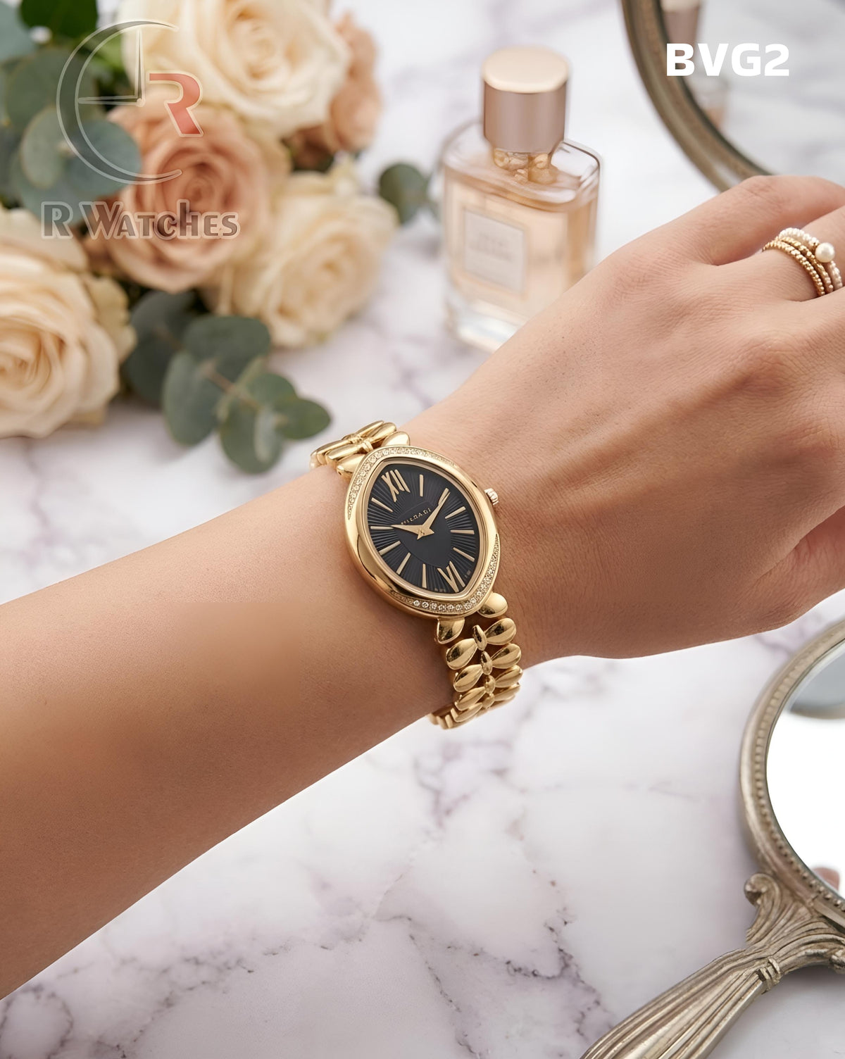 (OS)🖤 Bvlgari girls Gold Black (BVG2)