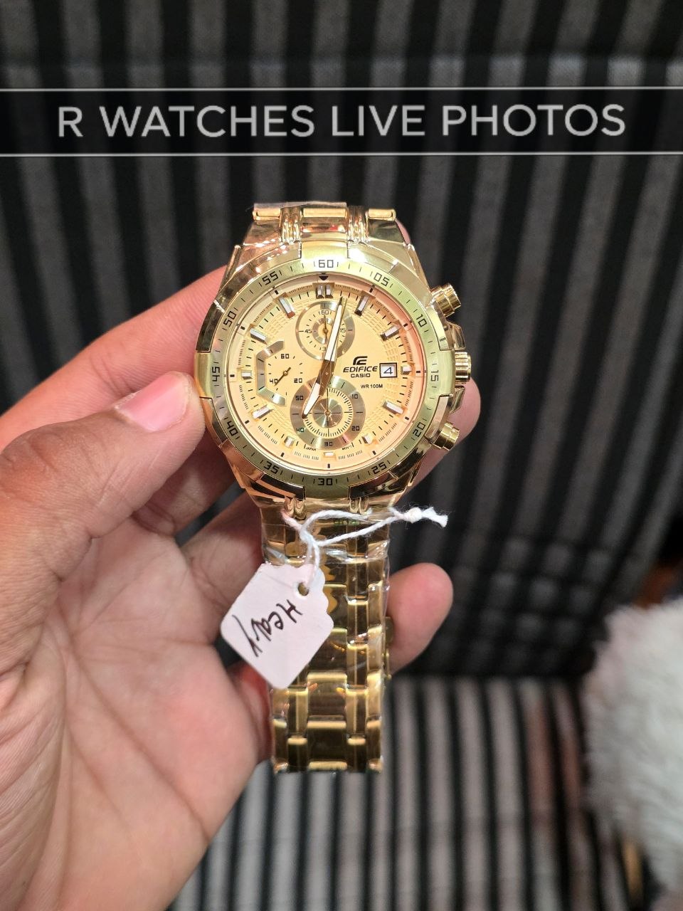 (OS)🖤⬆️⭐ Casio Edifice Premium Full Gold (CSP27)