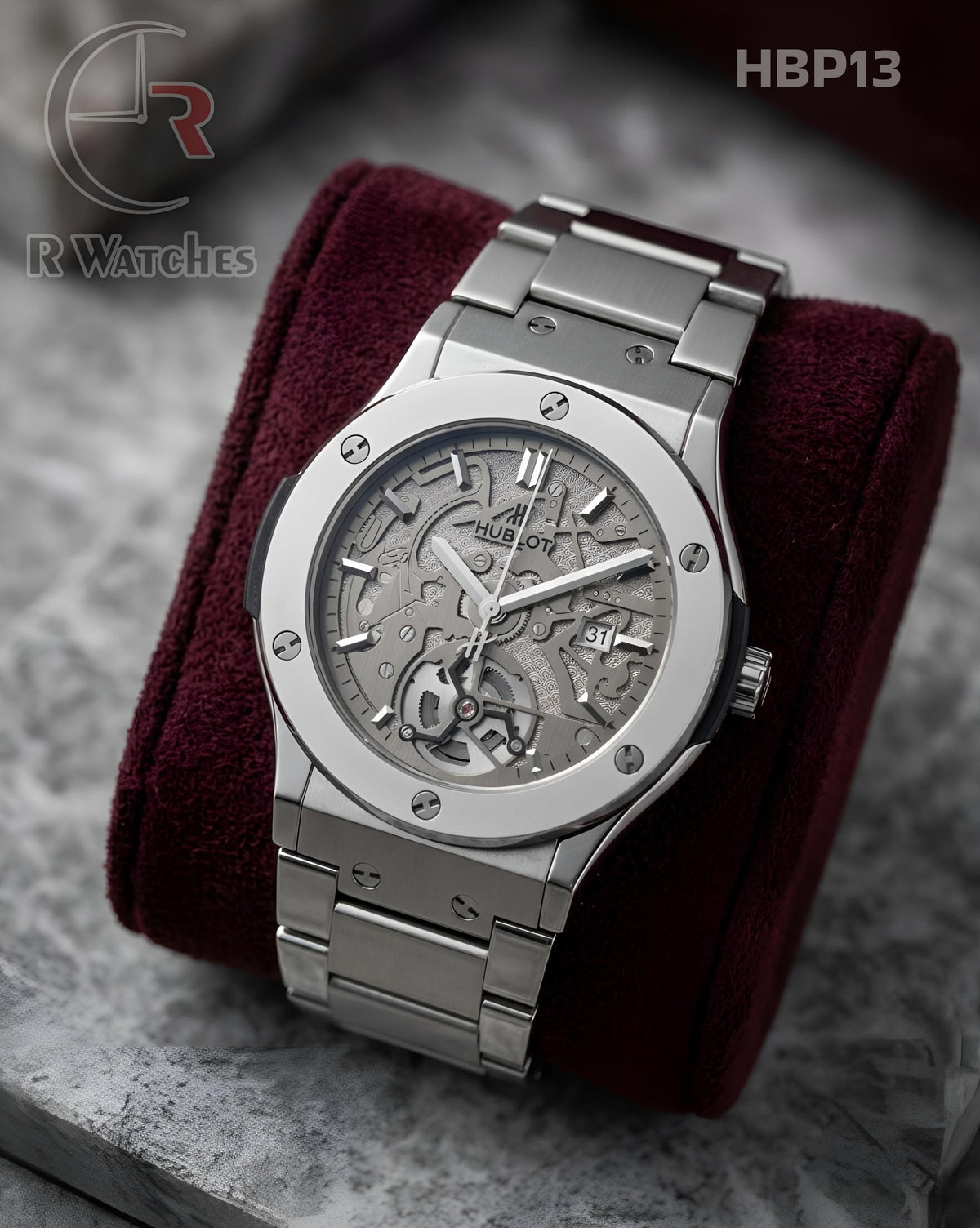 (SS)🖤⬆️ Hublot Machinery Full Grey (HBP13)