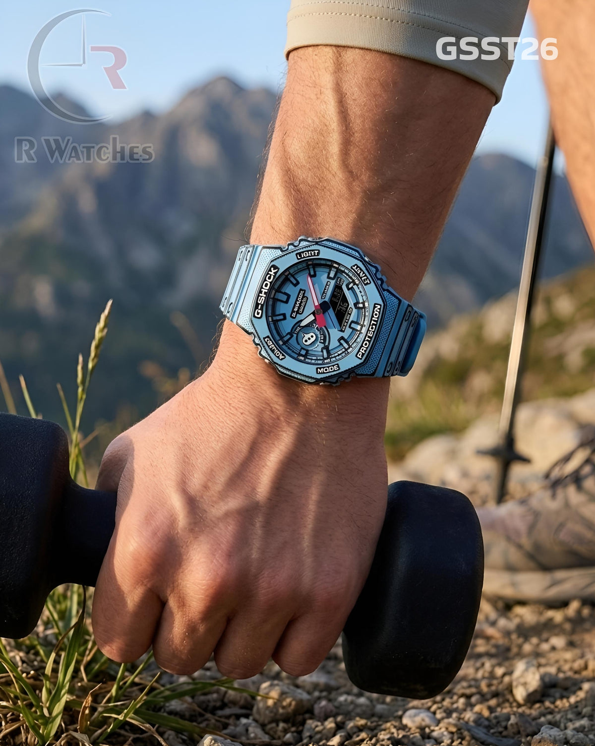 (SS)🖤⬆️🔁⭐ G-Shock manga blue (GSST26)