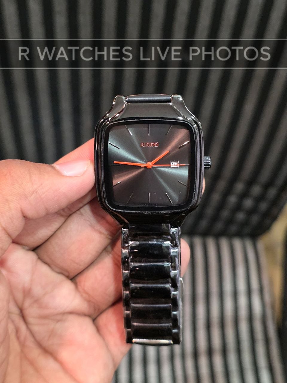 (OS)📷⭐ Rado new black orange (RDP30)