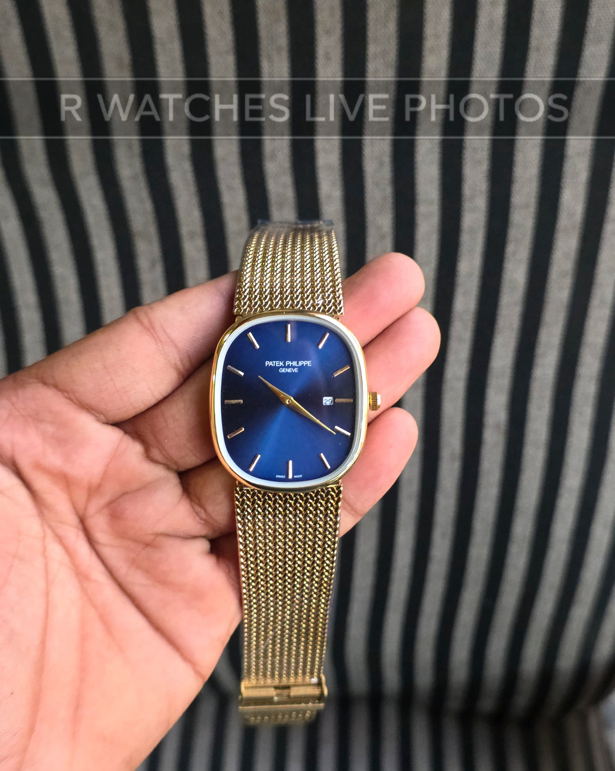 (OS)π€β Patek Philippe Square Gold Blue (PPP6)