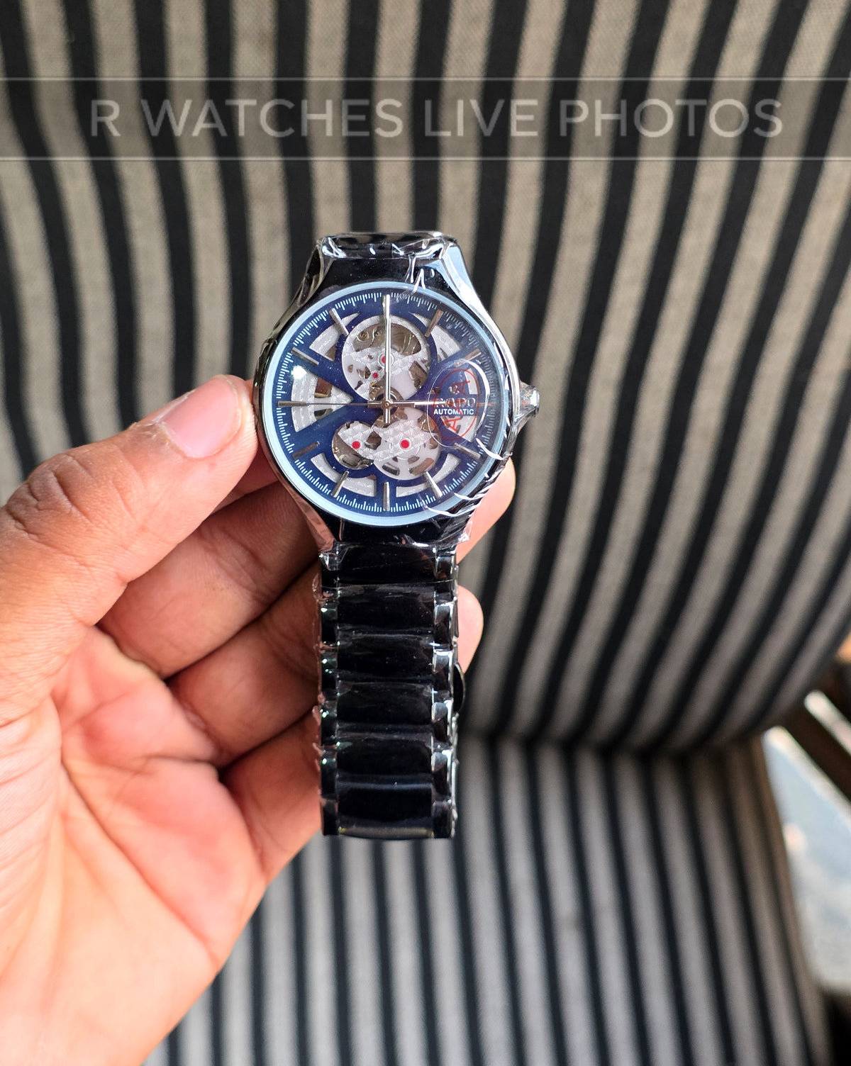 (OS)📷⭐ Rado Automatic Nevy Blue Black (RDAM7)