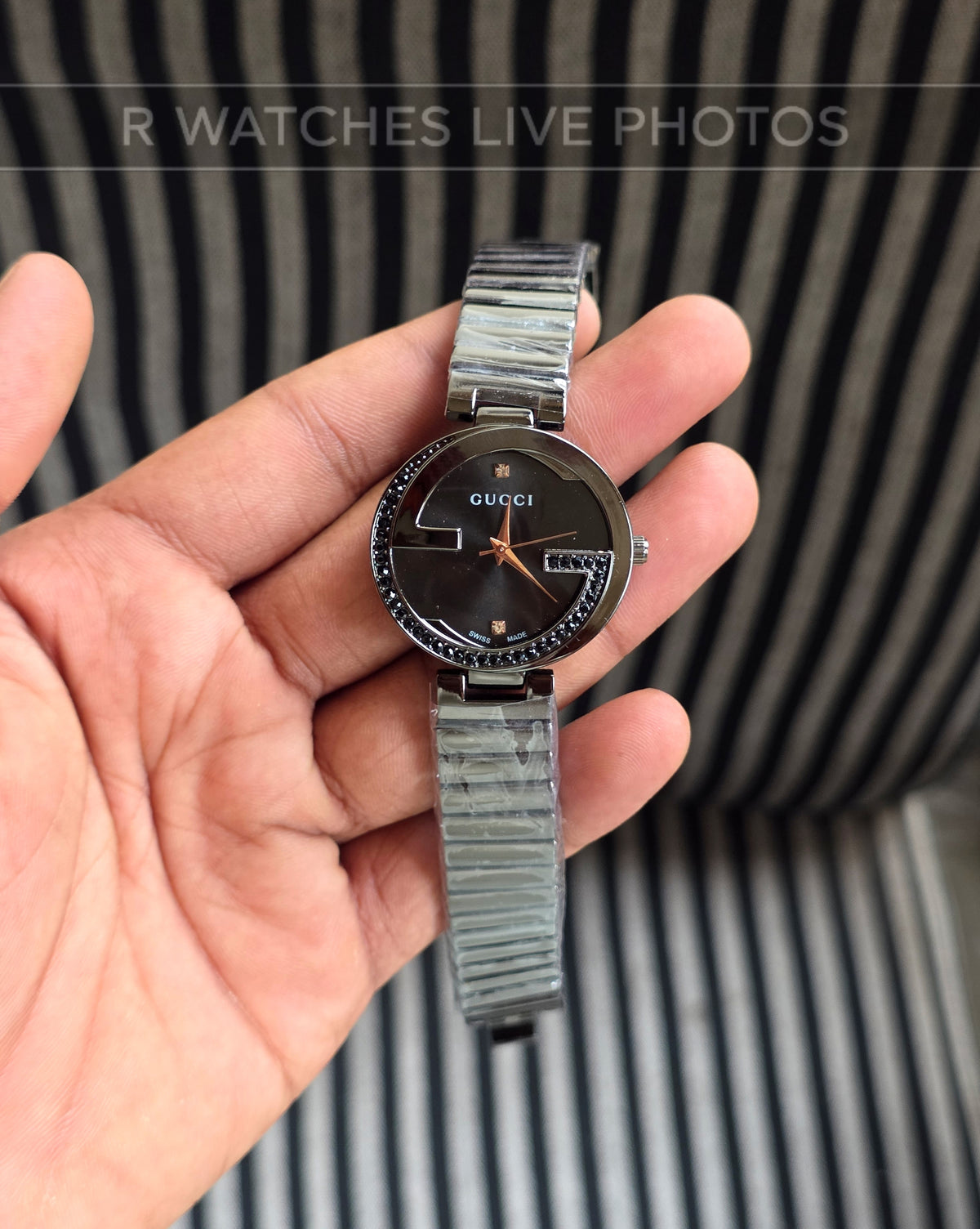 (SS)🖤⬆️⭐ Gucci Girls Diamond Full Black (GCG23)