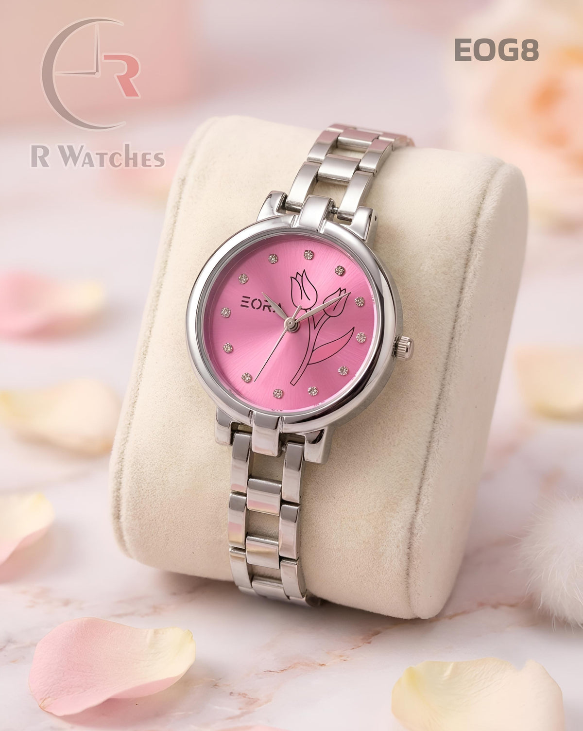 (SS)🖤⭐ Eora Girls Silver Pink Dial (EOG8)