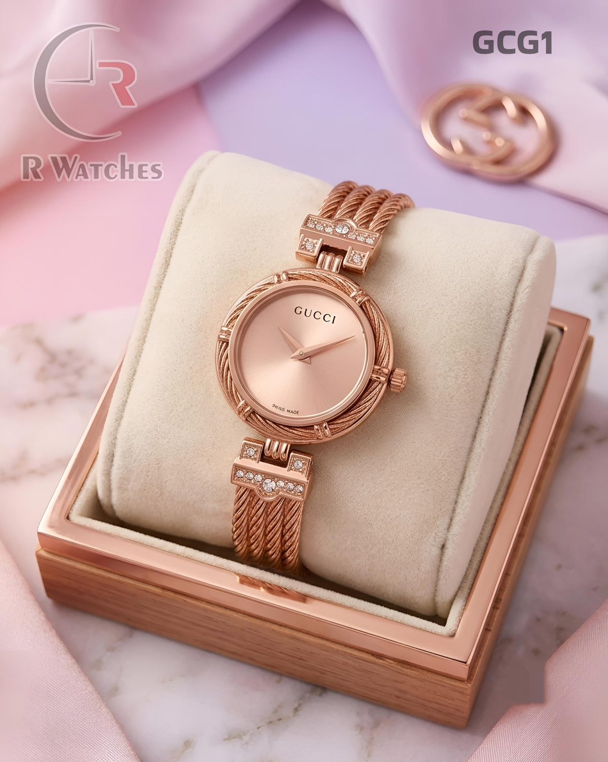(SS)🖤⭐Gucci Girls Full Rose Gold (GCG1)