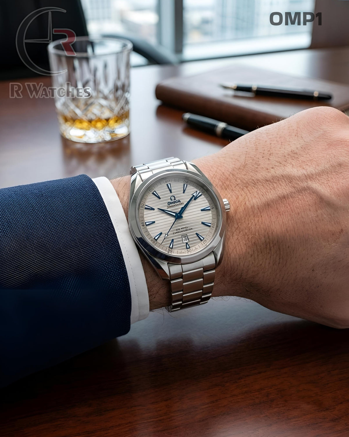 (OS)🖤⬆️ Omega New Silver Blue (OMP1)