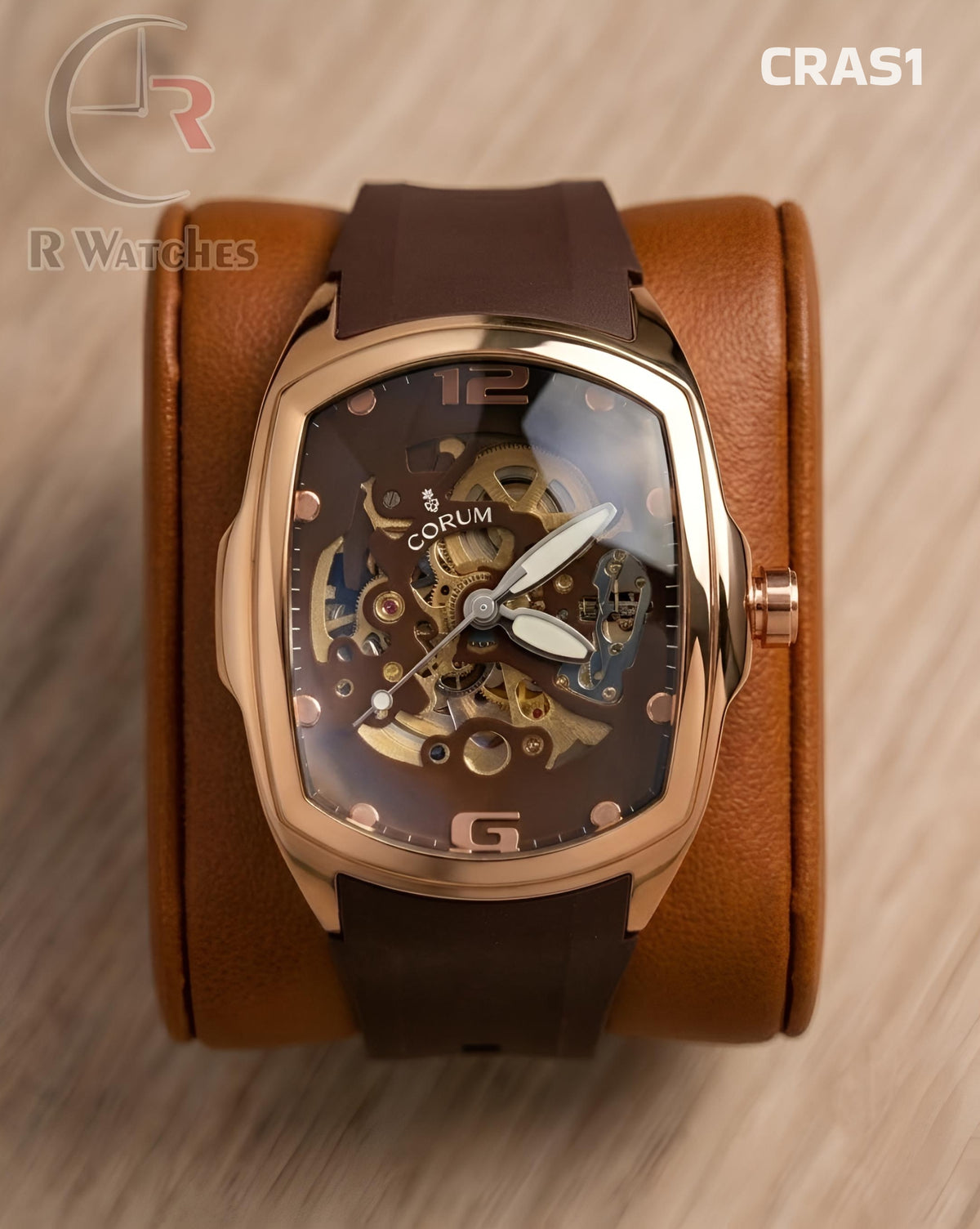 (OS)🖤⭐ Corum automatic silicon brown (CRAS1)