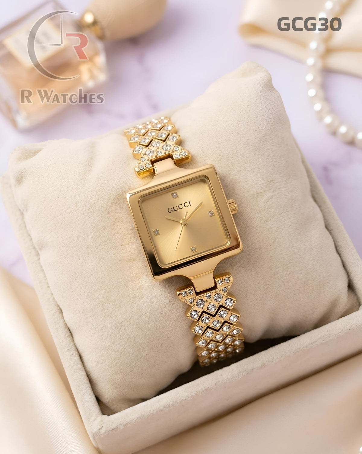 (OS)🖤⭐ Gucci Girls Diomond Edition Full Gold (GCG30)