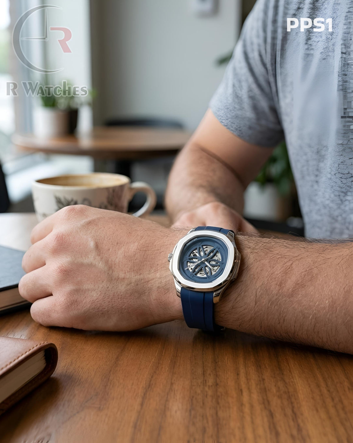 (SS)π€ Patek Philippe Silicon Silver Blue (PPS1)