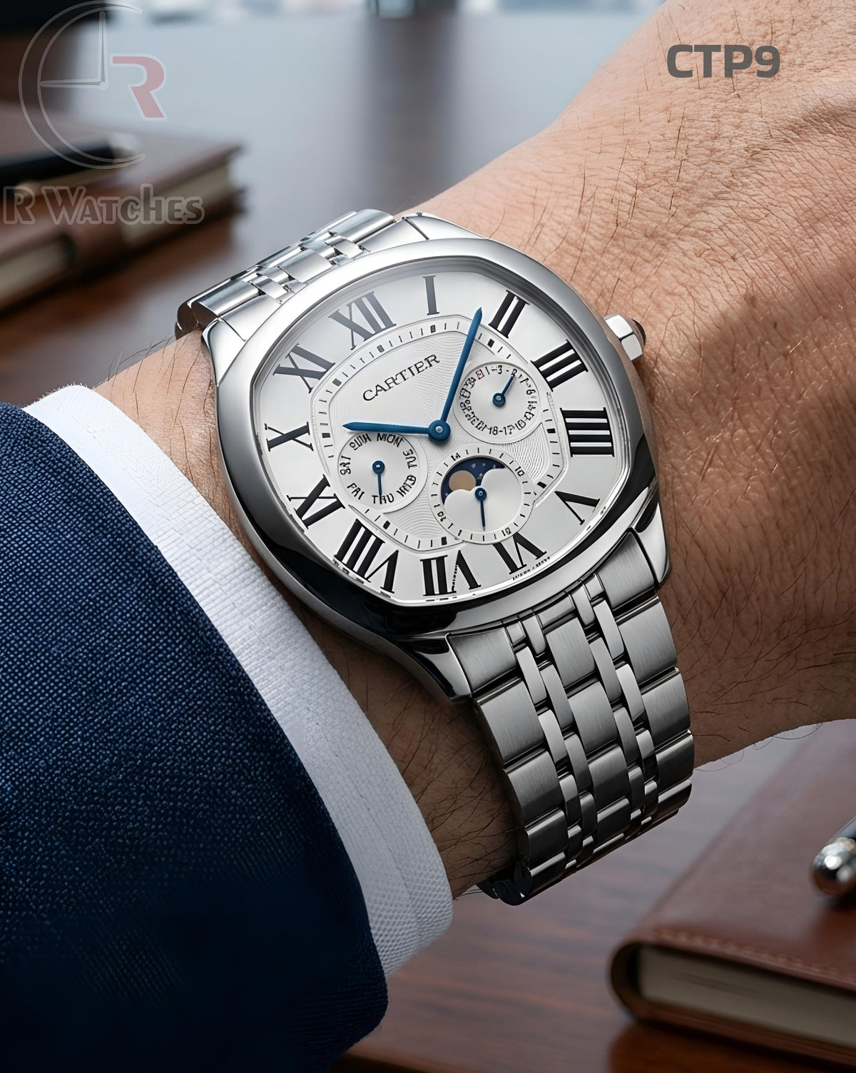 (SS)🖤⬆️⭐ Cartier new silver white (CTP9)