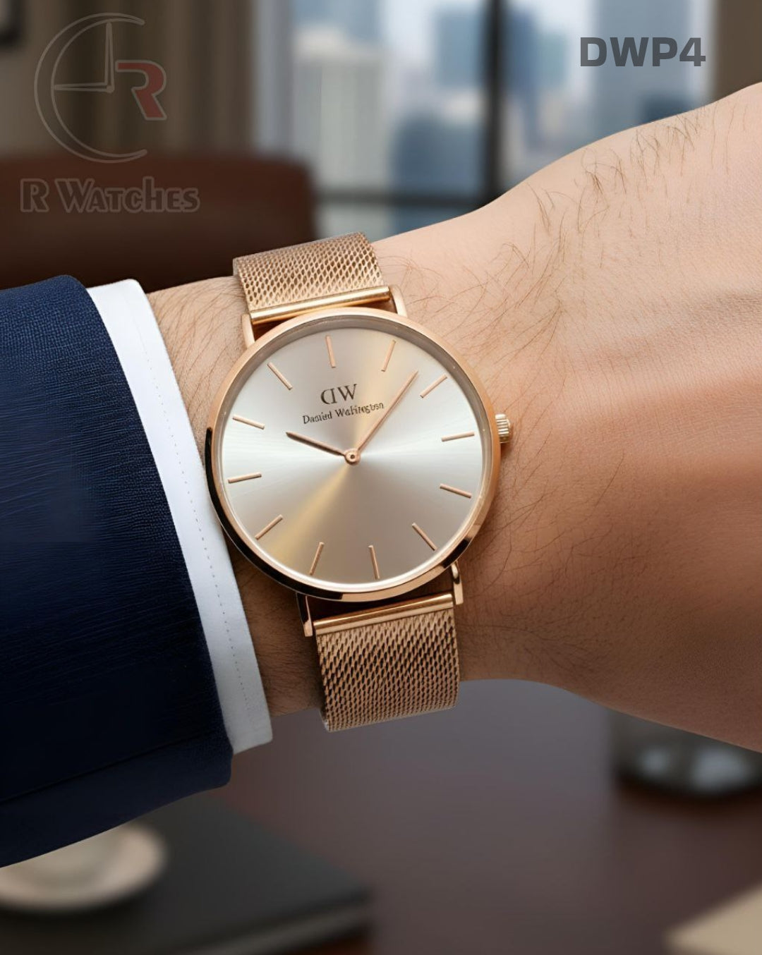 (OS)🖤⬆️ DW Rose Gold Grey Dial (DWP4)