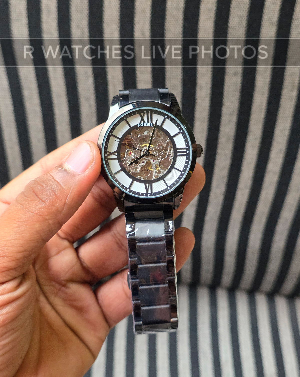 (SS)🖤⭐ Fossil Automatic Full Black (FSAM20)