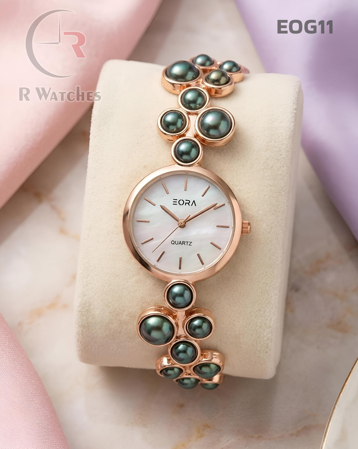 (OS)🖤⭐ Eora Girls Green White Dial (EOG11)